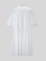 Boho Holiday Basic Short Sleeve Weaving Dress