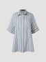 Buttoned Down Work Daily Striped Shirts