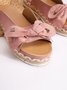 Women's Anti-slip Increased Holiday Bow-knot Decorative Slippers