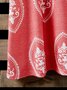 Tribal Sleeveless V Neck Plus Size Casual Short sleeve Knit Midi Dress