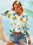 Floral Holiday Blouse