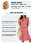 Plus Size Women Floral Printed Short Sleeve Vintage Weaving Dress