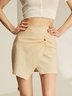 Linen Elegant Regular Fit Skirt